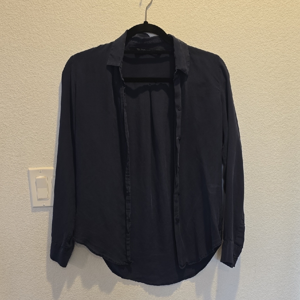Zara Timeless Collares Button-Up Shirt